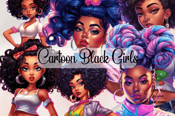 Download Black Girl Magic Chibi Clipart Bundle - Premium Resources