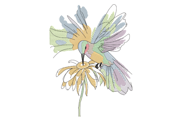 Download Delicate Watercolor Hummingbird - Delicate watercolor Collection