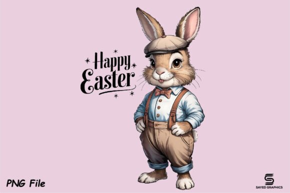 Download Happy Easter Rabbit Bunny Clipart Png - Happy easter Collection